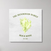 Afdrukken groen overzicht Shell Canvas (Voorkant)