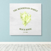 Afdrukken groen overzicht Shell Canvas