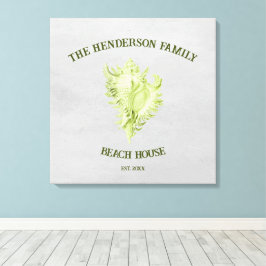 Afdrukken groen overzicht Shell Canvas