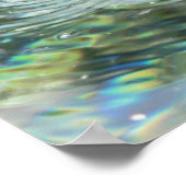 Afdrukken: Groene Zee Turtle Poster (Hoek)