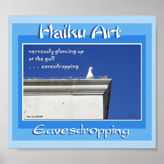 Afdrukken Haiku-kunst Poster (Voorkant)