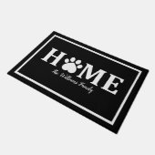 Afdrukken hartkat wc - HOME - Gepersonaliseerd Deurmat (Schuin)