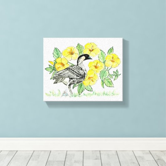 Afdrukken Hawaii Canvas (Insitu (Houten vloer))