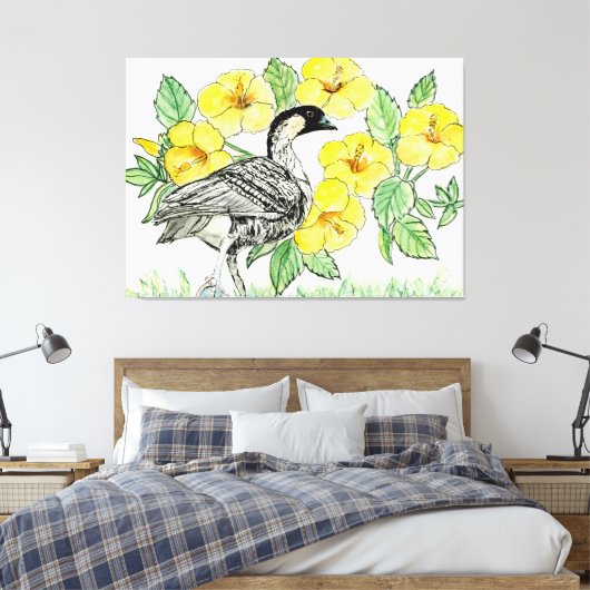 Afdrukken Hawaii Canvas (Insitu (Slaapkamer))