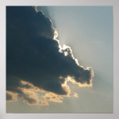 Afdrukken Hippo Cloud Canvas Poster (Voorkant)