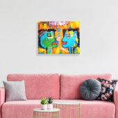 Afdrukken historisch canvas (Insitu (Woonkamer))