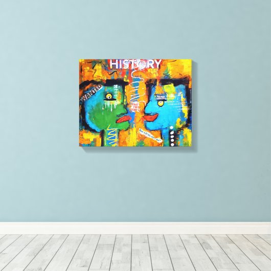 Afdrukken historisch canvas (Insitu (Houten vloer))