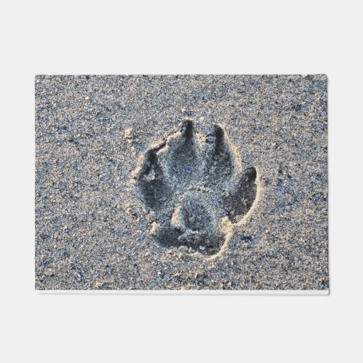 AFDRUKKEN IN DE ZAND DEURMAT (Voorkant)