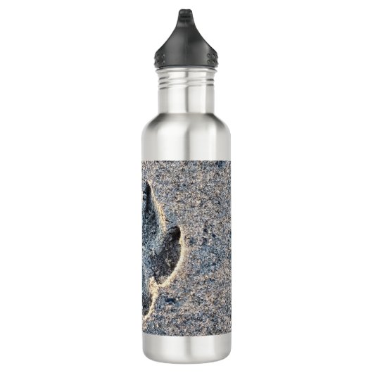 AFDRUKKEN IN DE ZAND WATERFLES  (Rechts)