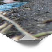 Afdrukken in een gat poster (Hoek)