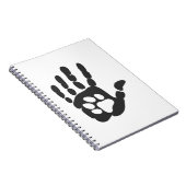 Afdrukken in hand - achtergrondkleur kiezen notitieboek (Rechterzijde)