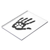 Afdrukken in hand - achtergrondkleur kiezen notitieboek (Linkerzijde)