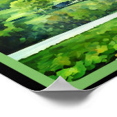 Afdrukken in landschap, waardepapier (matte) poster (Hoek)