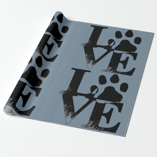 Afdrukken in LOVE Cadeaupapier (Uitgerold)