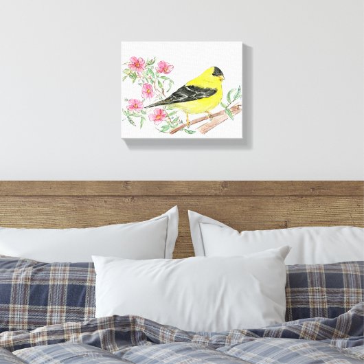 Afdrukken Iowa Stretched Canvas (Insitu (Slaapkamer))