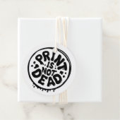 Afdrukken is geen dode ronde Labels (In situ)