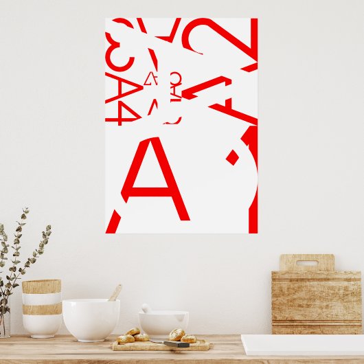 Afdrukken ISO A-reeks Poster (Keuken)