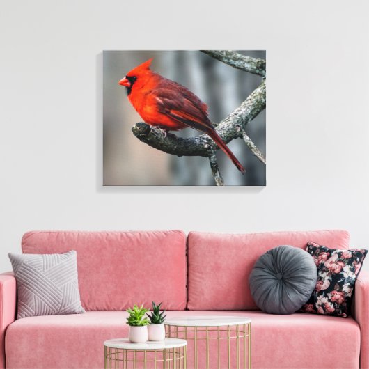 Afdrukken kardinaal canvas (Insitu (Woonkamer))