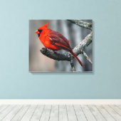Afdrukken kardinaal canvas (Insitu (Houten vloer))