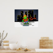 Afdrukken "Kidmonsta" - door Kev Moore Poster (Keuken)