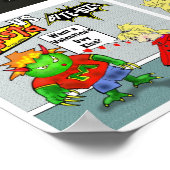 Afdrukken "Kidmonsta Double" - door Kev Moore Poster (Hoek)