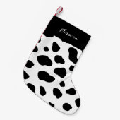 Afdrukken Koe bevestigen Kleine Kerstsok (Voorkant (Hangend))