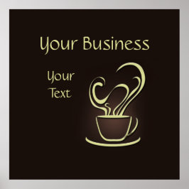 Afdrukken koffie-Poster Poster