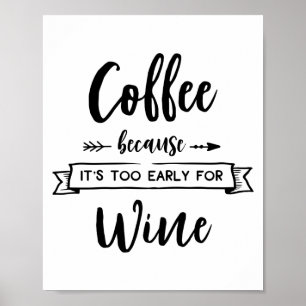 Afdrukken Koffiestation Poster