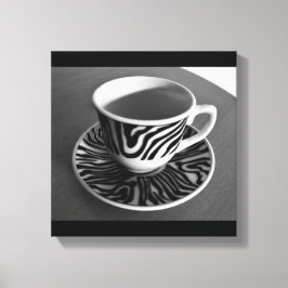 Afdrukken Koffietijd Canvas