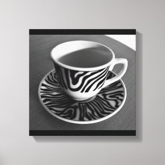 Afdrukken Koffietijd Canvas (Voorkant)