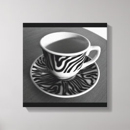 Afdrukken Koffietijd Canvas