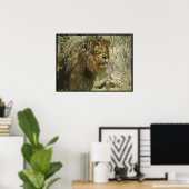 Afdrukken - Koning van het Oerwoud Poster (Thuiskantoor)
