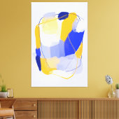 Afdrukken Koud spectrum Vergerold Canvas (Insitu (Woonkamer))