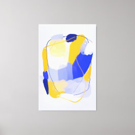 Afdrukken Koud spectrum Vergerold Canvas