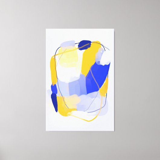 Afdrukken Koud spectrum Vergerold Canvas (Voorkant)