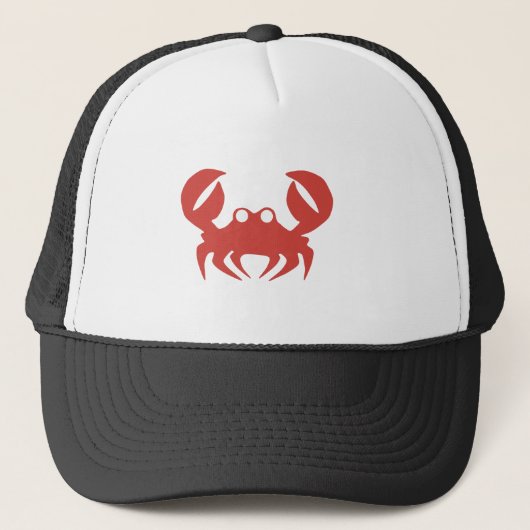 Afdrukken krabben trucker pet (Voorkant)