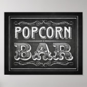Afdrukken krijgsstijl POPCORN BAR Poster (Voorkant)