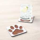 Afdrukken lederen textiel drankjes onderzetter (Rechterzijde)