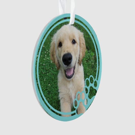 Afdrukken Lijst Aangepaste foto Ornament (voorkant)