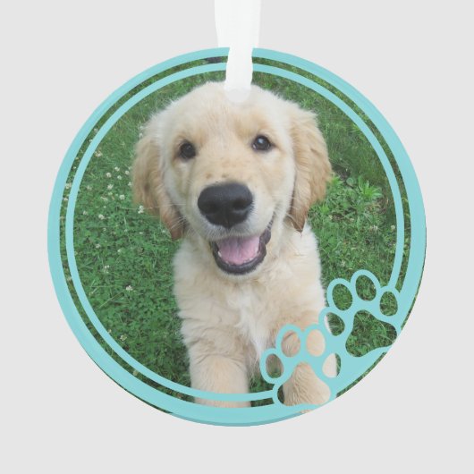 Afdrukken Lijst Aangepaste foto Ornament (achterkant)