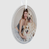 Afdrukken Lijst Aangepaste foto Ornament (voorkant)