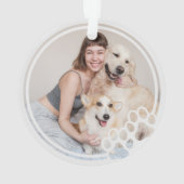 Afdrukken Lijst Aangepaste foto Ornament (achterkant)