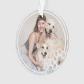 Afdrukken Lijst Aangepaste foto Ornament (voorkant)