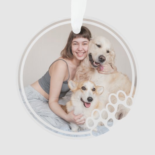 Afdrukken Lijst Aangepaste foto Ornament (voorkant)