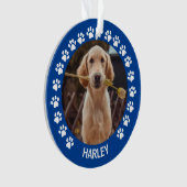 Afdrukken Lijst Aangepaste foto Ornament (voorkant)