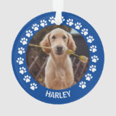 Afdrukken Lijst Aangepaste foto Ornament (achterkant)