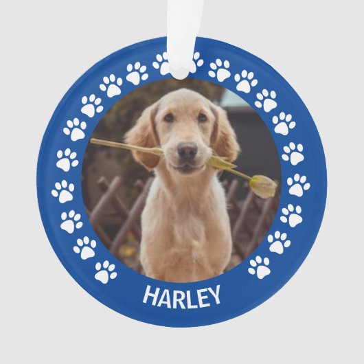 Afdrukken Lijst Aangepaste foto Ornament (voorkant)