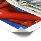 Afdrukken: Maagd en kind omringd door Angels Poster (Hoek)