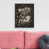 Afdrukken maffia Crime Canvas (Insitu (Woonkamer))