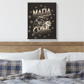 Afdrukken maffia Crime Canvas (Insitu (Slaapkamer))